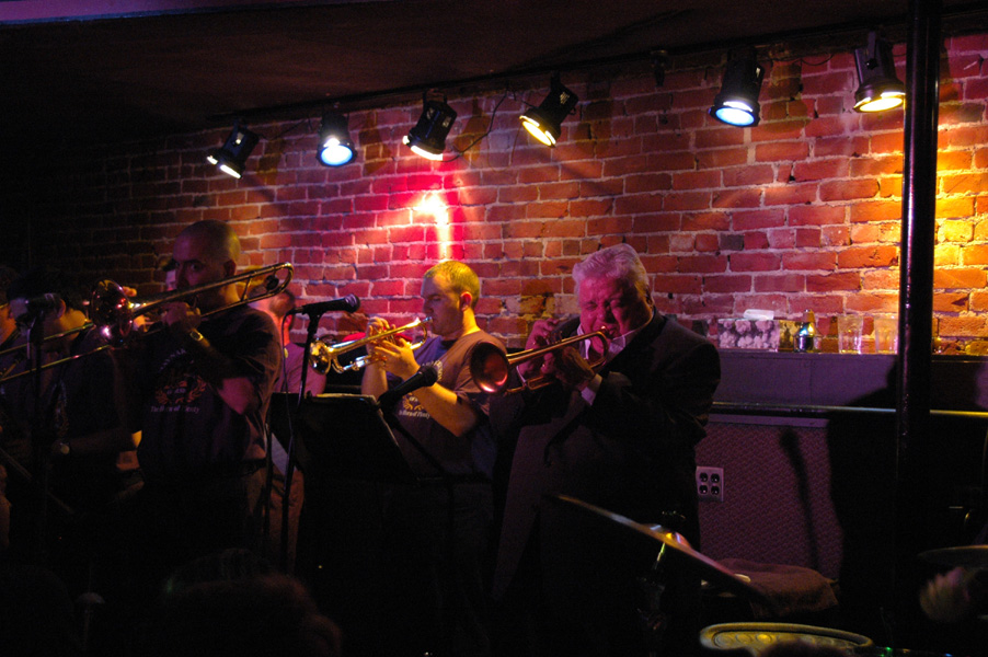 With Maynard Ferguson and His Big Bop Nouveau at Blues Alley, 2004